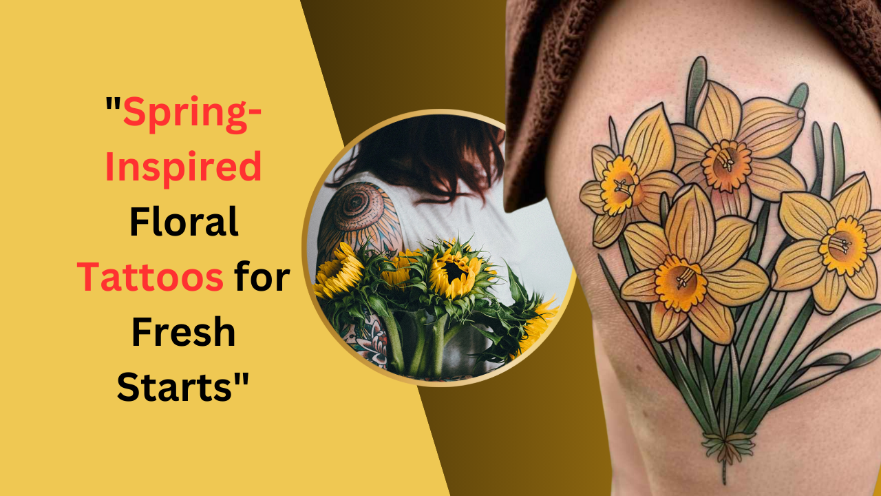 Spring-Inspired Floral Tattoos for Fresh Starts: A Symbol of Renewal and Beauty